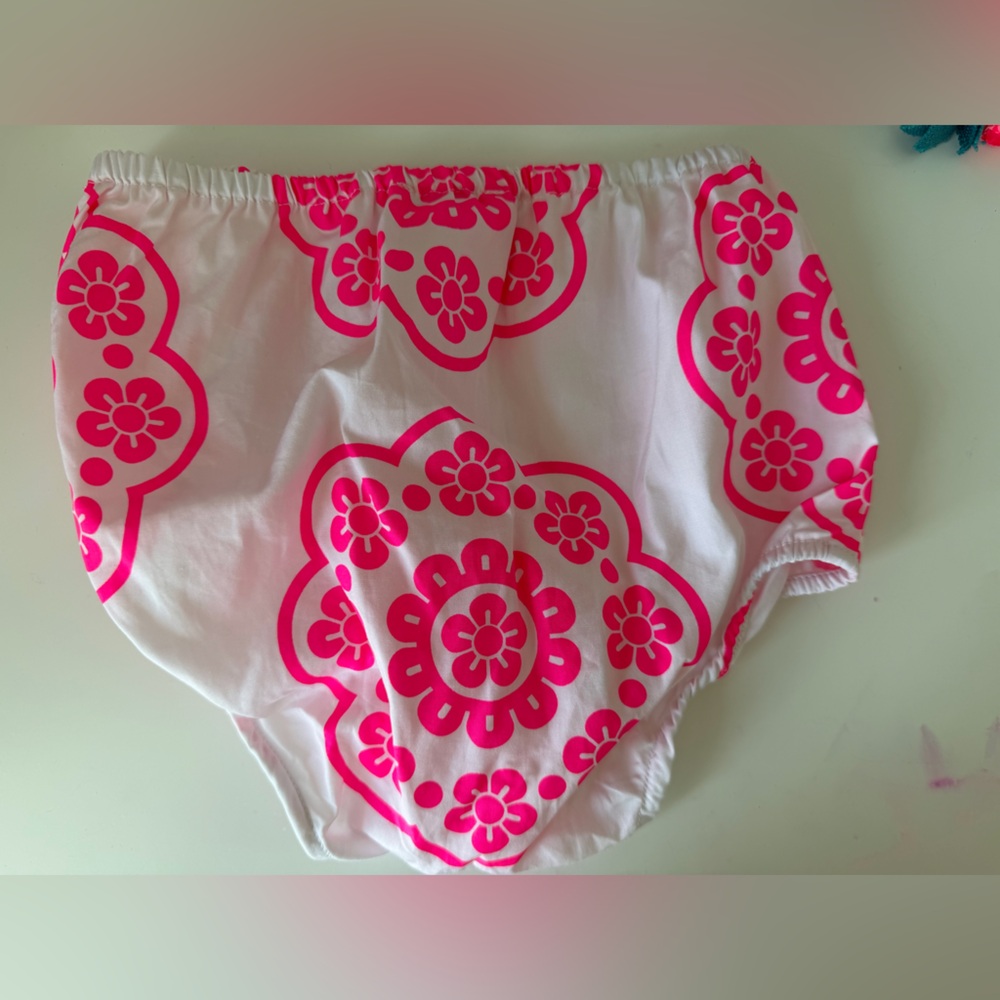 Jacadi Pink and White Kids Formal Dress - Picture 3 of 3